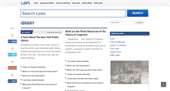 Desktop Screenshot of library.laws.com