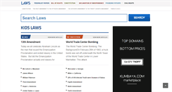 Desktop Screenshot of kids.laws.com