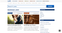 Desktop Screenshot of marriage.laws.com