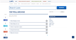 Desktop Screenshot of medical-malpractice.laws.com