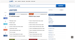 Desktop Screenshot of lawyer.laws.com