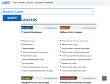 Tablet Screenshot of lawyer.laws.com