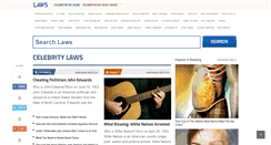 Desktop Screenshot of celebrity.laws.com