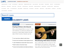 Tablet Screenshot of celebrity.laws.com