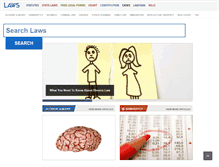 Tablet Screenshot of laws.com