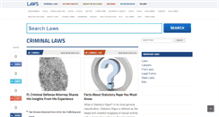 Desktop Screenshot of criminal.laws.com