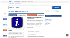 Desktop Screenshot of department-of-justice.laws.com