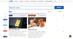 Desktop Screenshot of dui.laws.com
