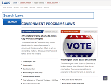 Tablet Screenshot of government-programs.laws.com